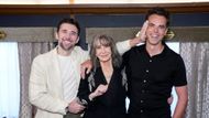 Jill (Jess Walton) loves both her "sons" Cane (Billy Flynn) and Billy (Jason Thompson) on The Young and the Restless | Image: JPI